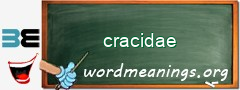 WordMeaning blackboard for cracidae